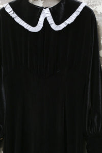 Peng Tai 24 Autumn and Winter Velvet Long Dress PT-PTW24C01-2