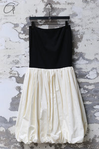 Peng tai 24 autumn and winter super long patchwork skirt PT-PTW24B01-1