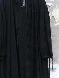 Pengtai 25 Autumn/Winter Lace Shirt Dress PT-PW25C02-2-BLACK
