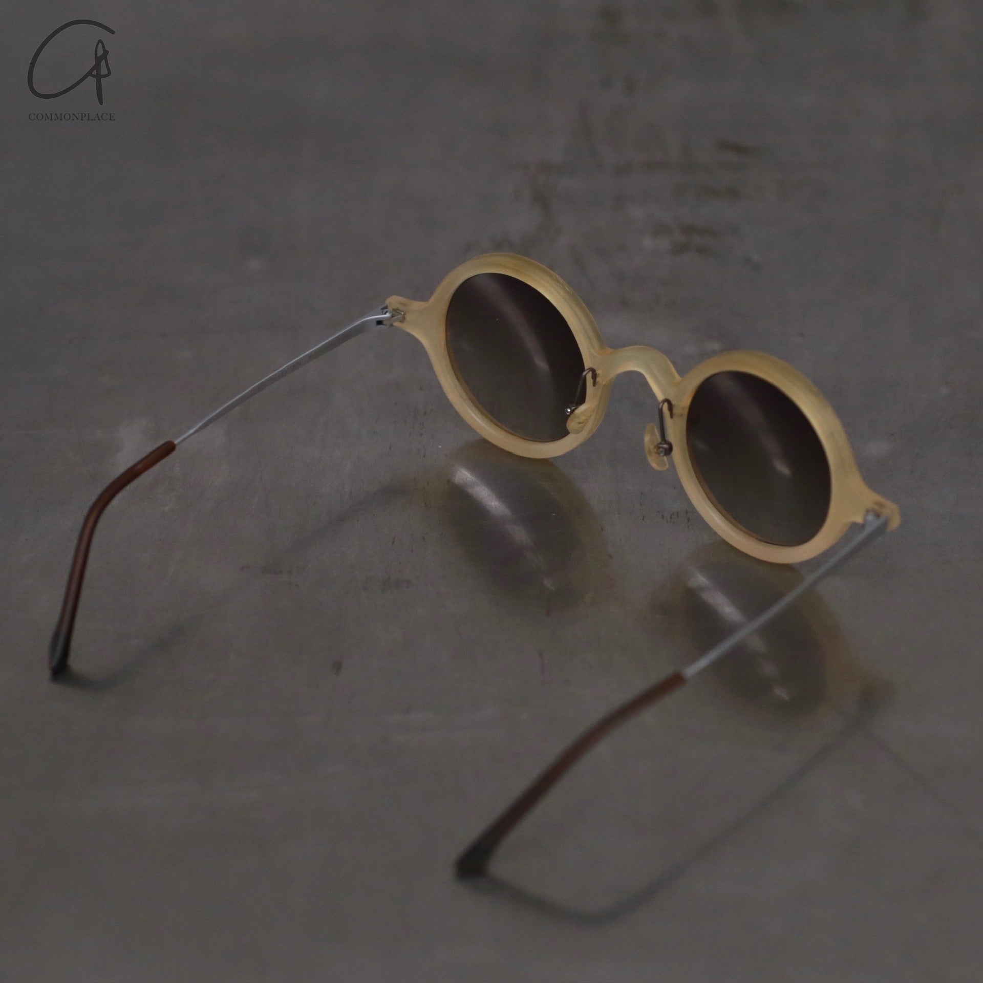 Thorn Riga RIGARDS*UMA WANG joint horn wire cutting handmade + β titanium temples