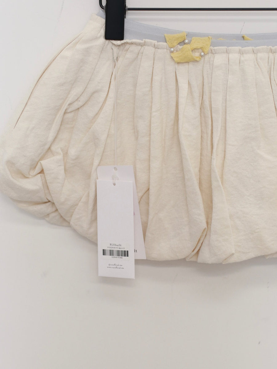 RUI built Spring/Summer 2026 Linen-feel silk striped tulip skirt RUI-S