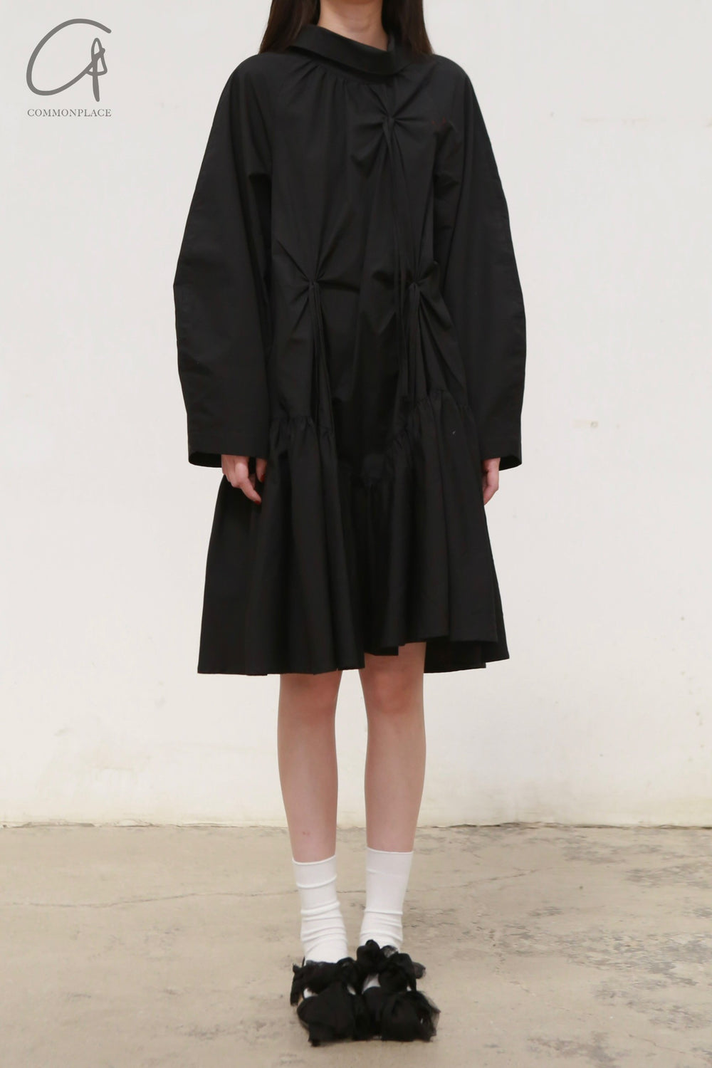 Renaissance Renaissance loose fit cotton dress RNS-LILY-BLACK Renaissance Renaissance loose fit cotton dress RNS-LILY-BLACK