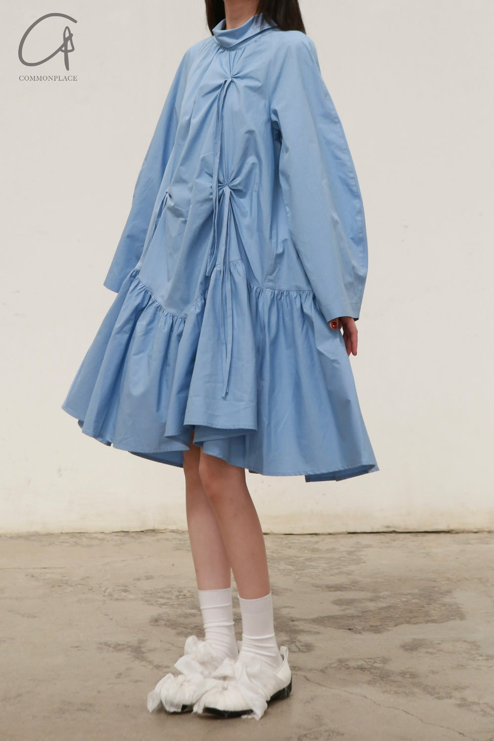 Renaissance Renaissance loose fit cotton dress RNS-LILY-BLUE Renaissance Renaissance loose fit cotton dress RNS-LILY-BLUE