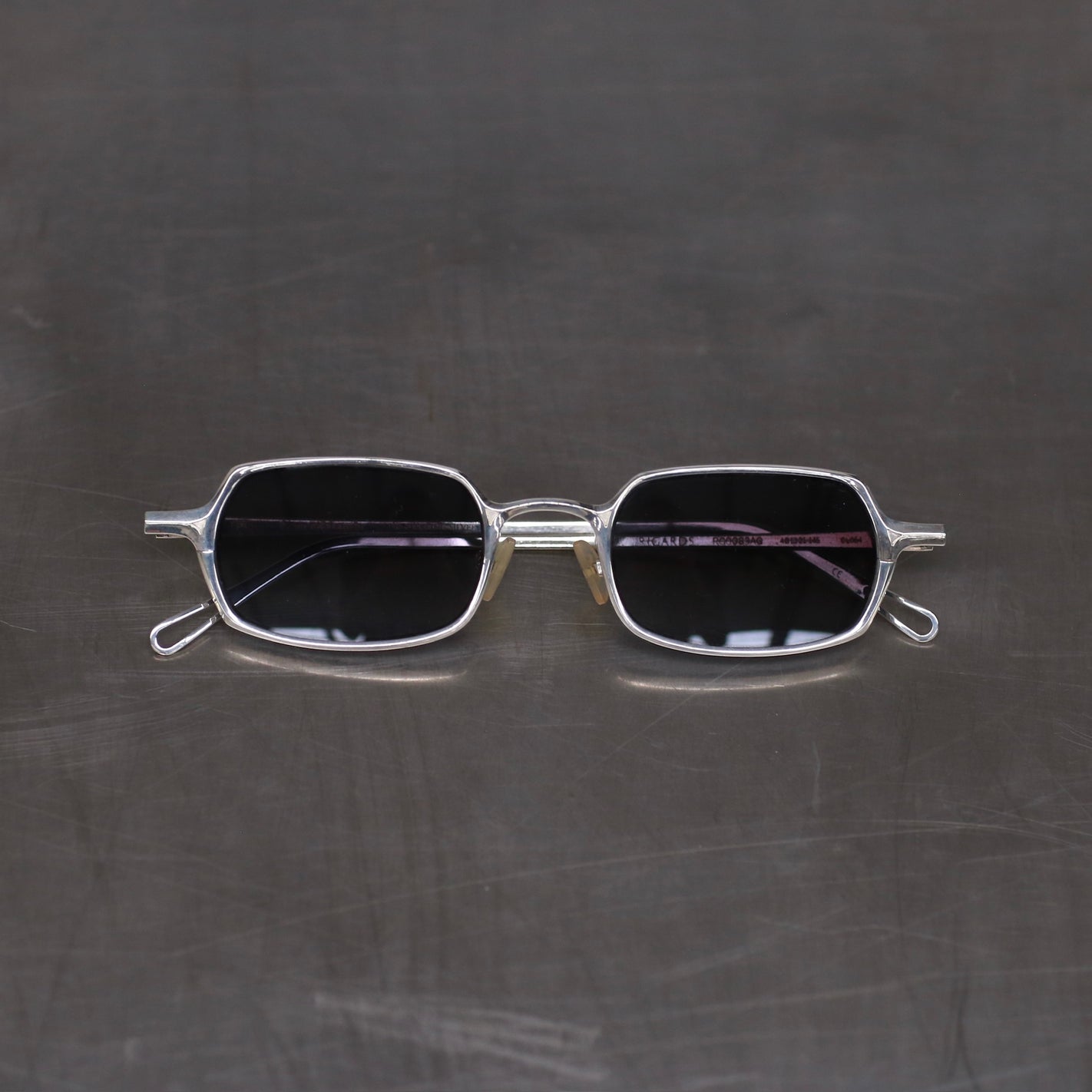 Rigards*Kamonuj Black Retro + Light Gray/Green Glasses RG0318JM