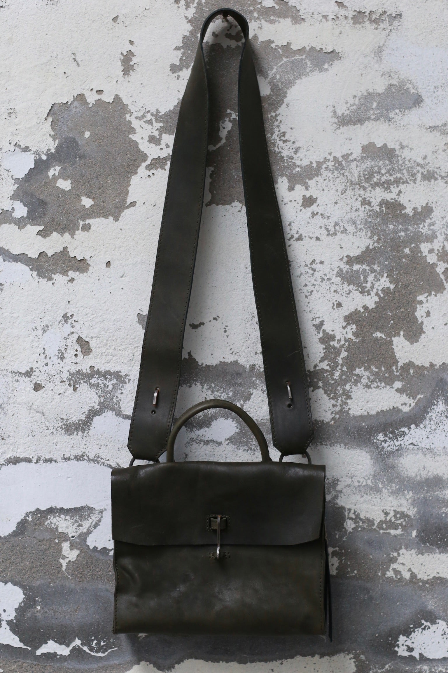Limited Edition TASCA BAG. GUIDI CULATTA. Blue. tagliovivo