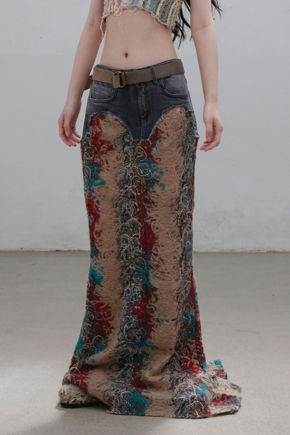 Vitelli Denim Mermaid Dress SS23_D45_F10MPK_M2 Vitelli Denim Mermaid Dress SS23_D45_F10MPK_M2
