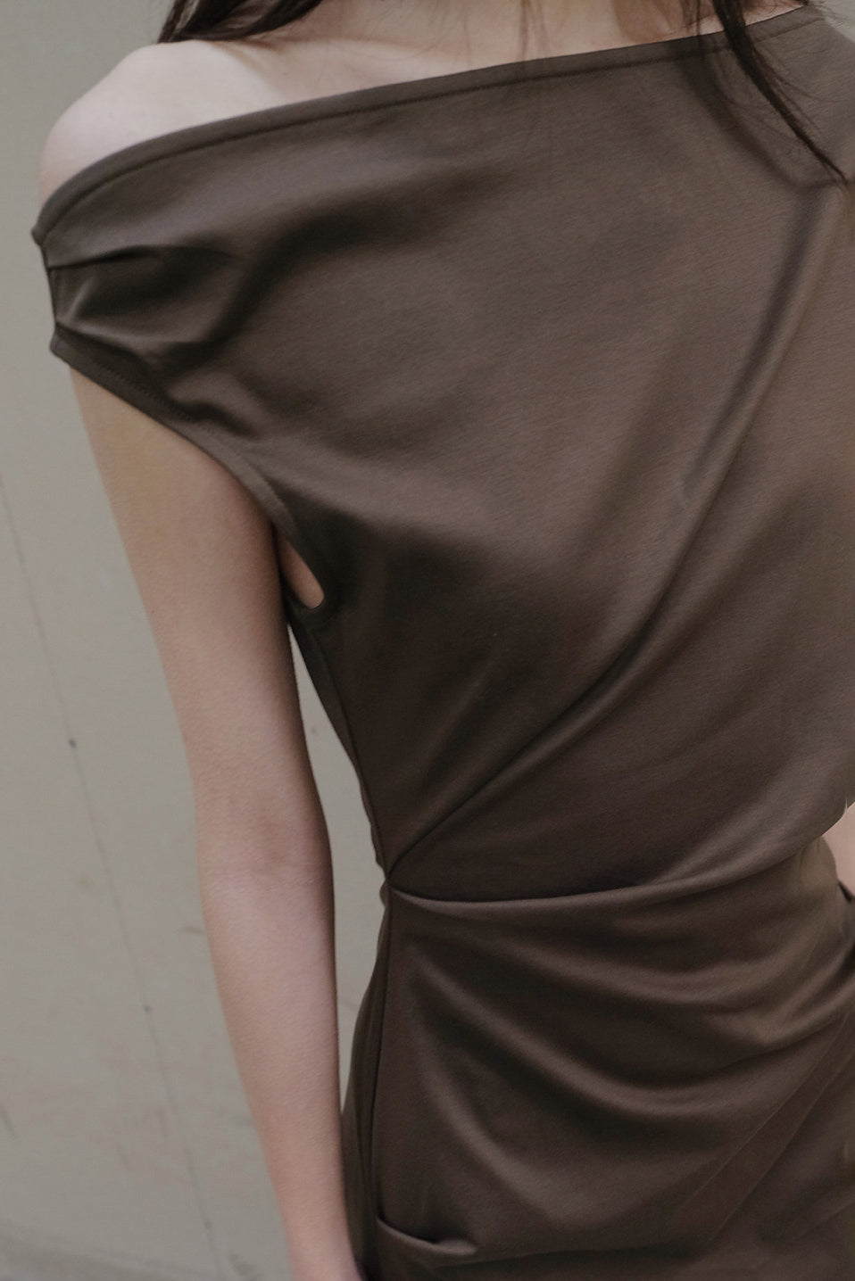 green bias cut dress STORM BIAS CUT SILK DRESS