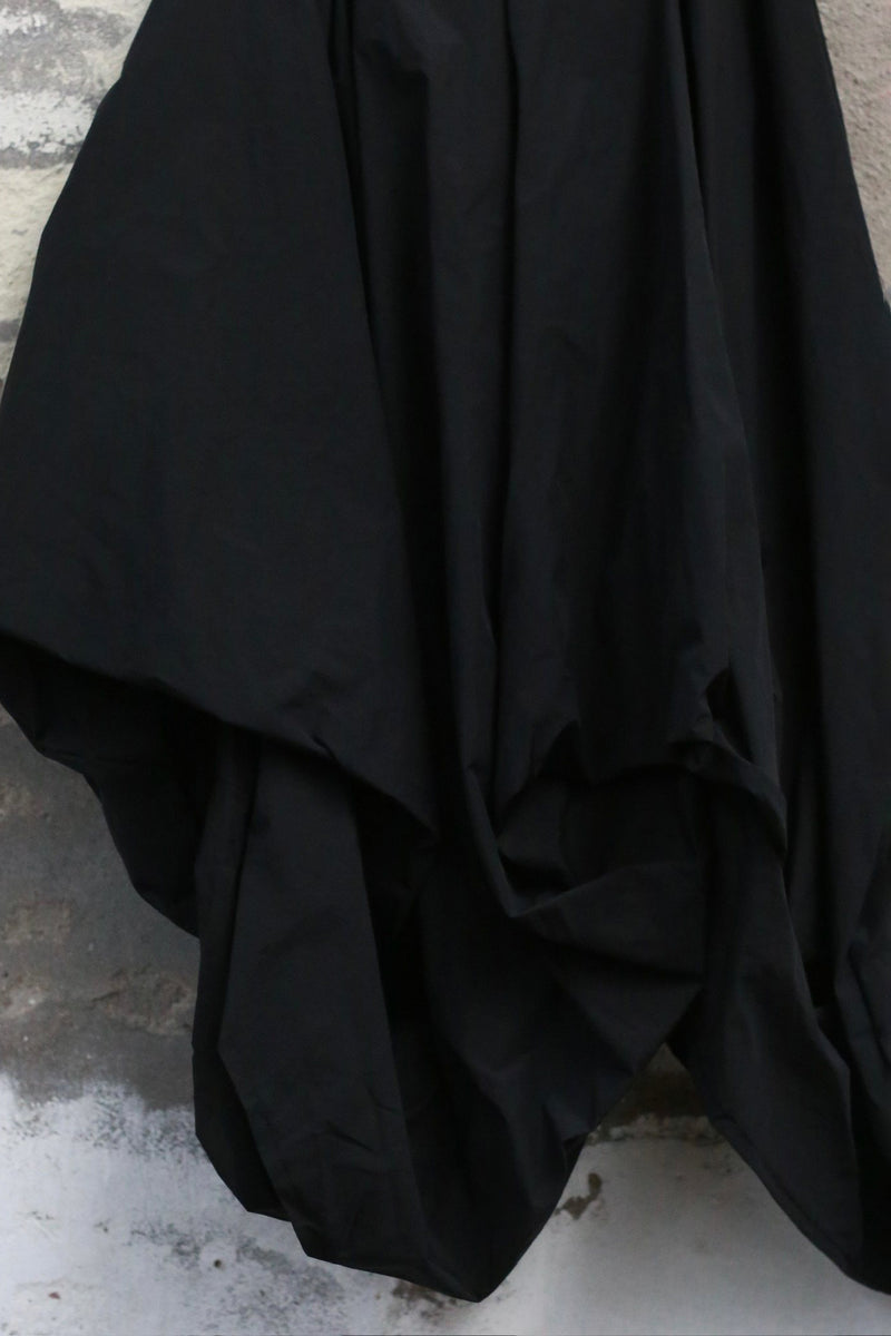 m.a+ 25 Fall/Winter 8-Pleat Long Skirt MA-K108L/8 PCP-BLACK