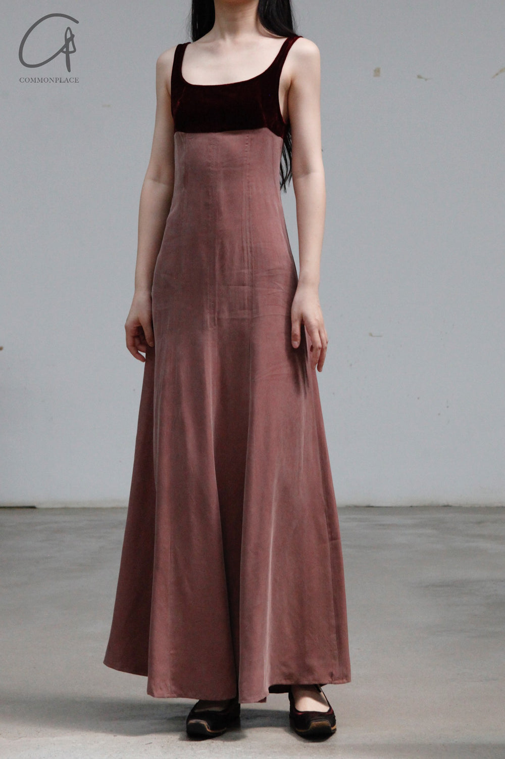 pengtai copper velvet dress PT-PTS23C04-1-0 S