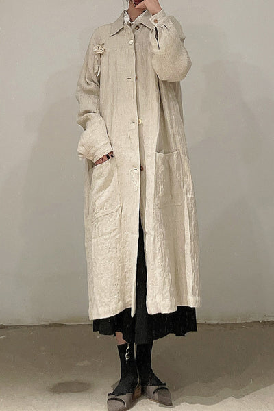 ARCHIVIO J.M.Ribot Long Trench Coat AR06/CN