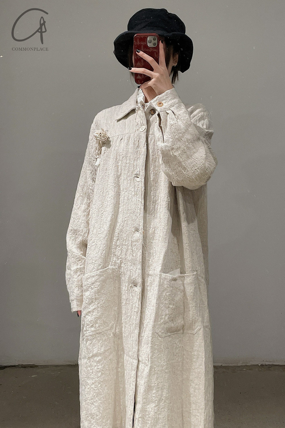 ARCHIVIO J.M.Ribot Long Trench Coat AR06/CN