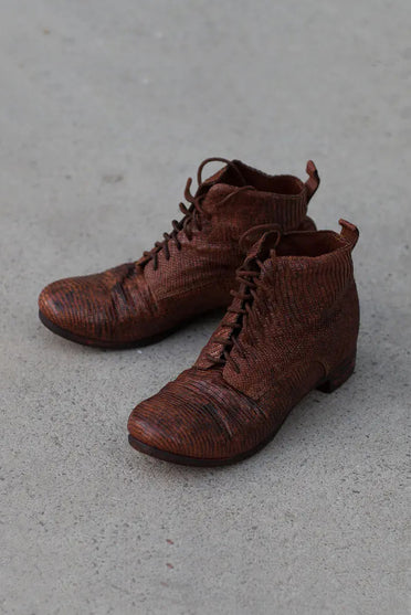 希少CHRISTIAN PEAU/CROCO LEATHER SHOES