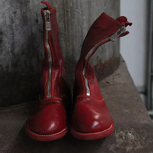 靴 GUIDI 310 FRONT ZIP LONG BOOTS Guidi 310 Series Soft Horse Leather Front Zip Boots Italy GD