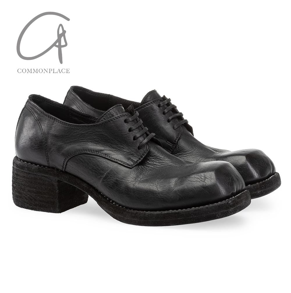 Guidi 9082 horse leather derby lace-up high heel square toe Guidi 9082 horse leather derby lace-up high heel square toe